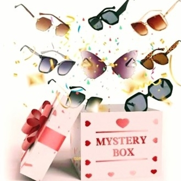 Various Accessories - Mystery Box of Stylish Sunglasses and Glasses. Unsorted. 5lb Box. 75-100 Per Box